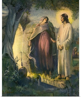 Risen Jesus with Woman
