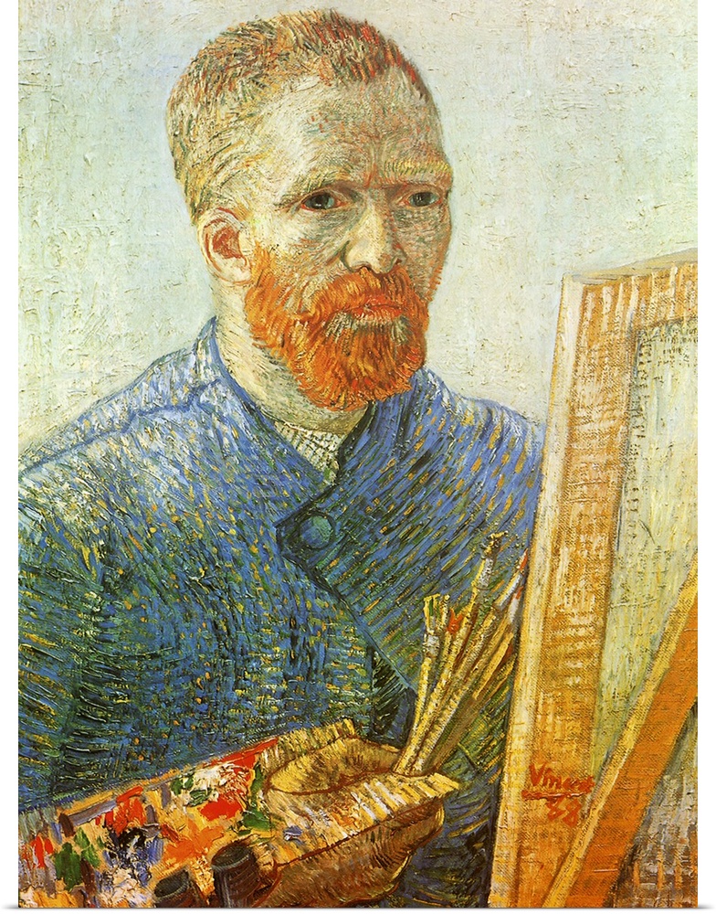 Self-Portrait in Front of the  Easel