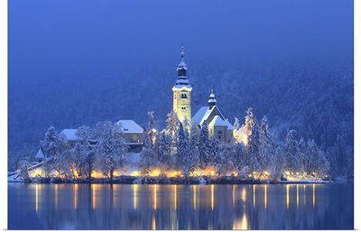 A Winter Evening At Bled