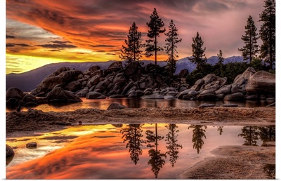 Tahoe Sunset Reflections