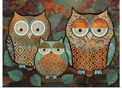 Decorative Owls III