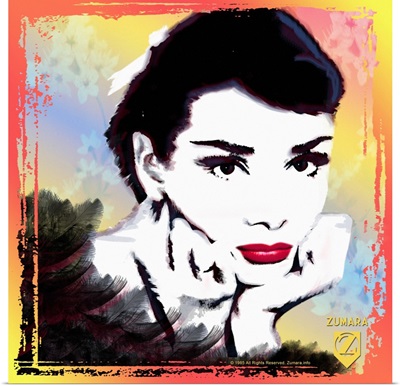Audrey Hepburn Glamour Sketch