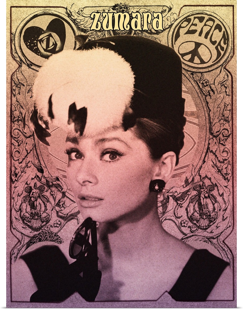 Audrey Hepburn Peace Poster