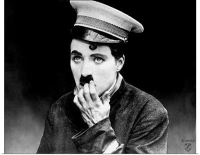 Charlie Chaplin B and W The Bank