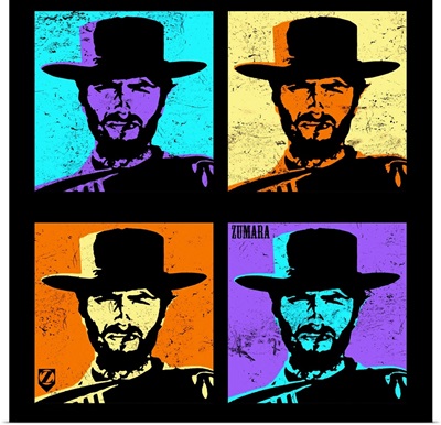 Clint Eastwood Multi Stamp