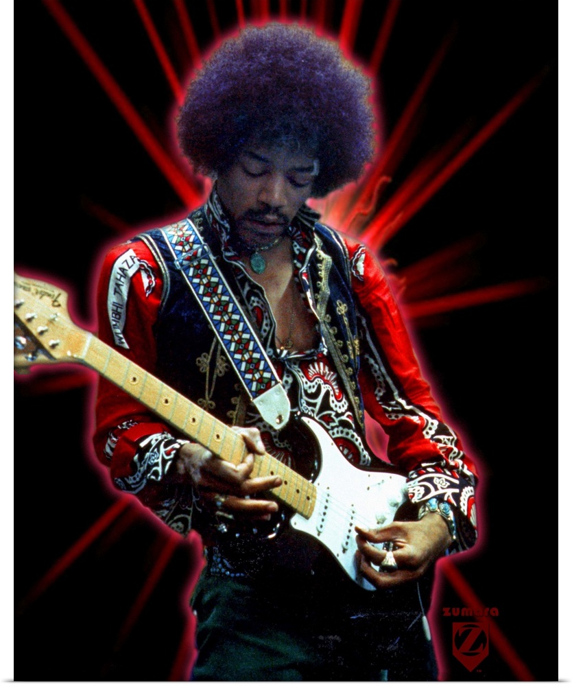 Jimi Hendrix Red Spark