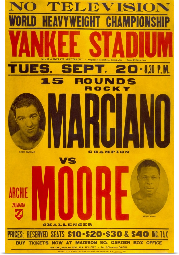 Marciano vs Moore