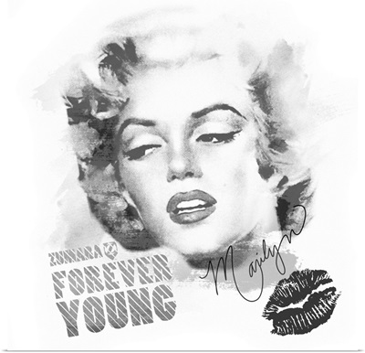 Marilyn Monroe B&W Forever Young