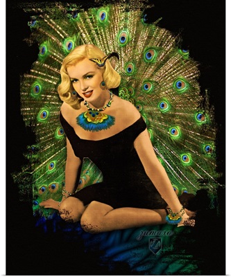 Marilyn Monroe Jeweled Plumage