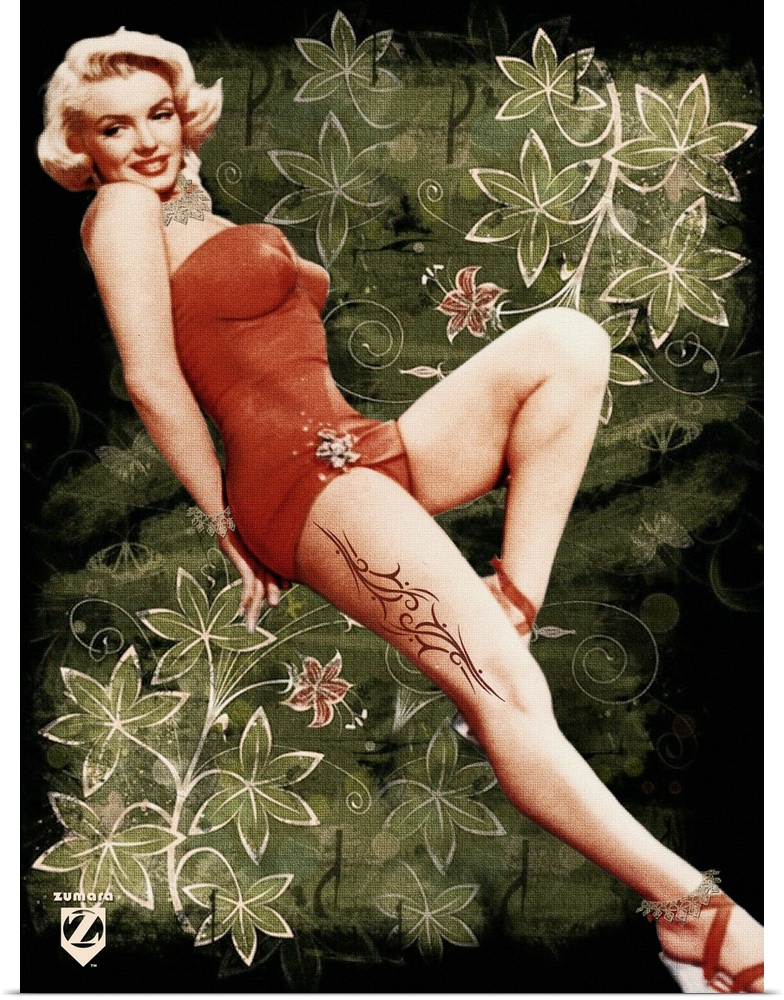 Marilyn Monroe Thigh Tattoo