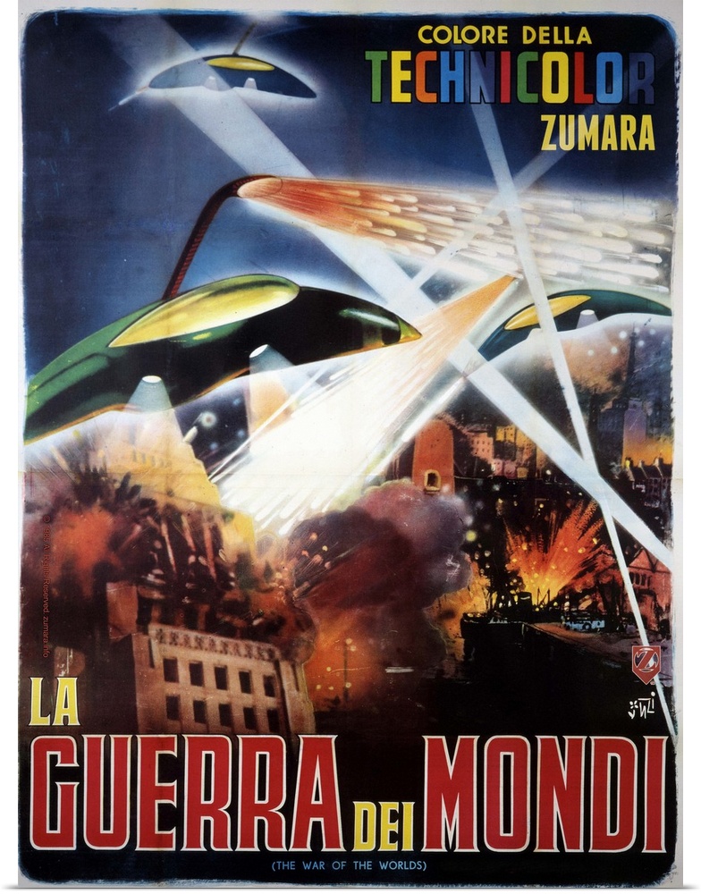 War of The World Foreign Sci Fi Movie Poster