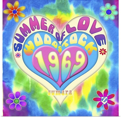 Woodstock Summer of Love Hearts