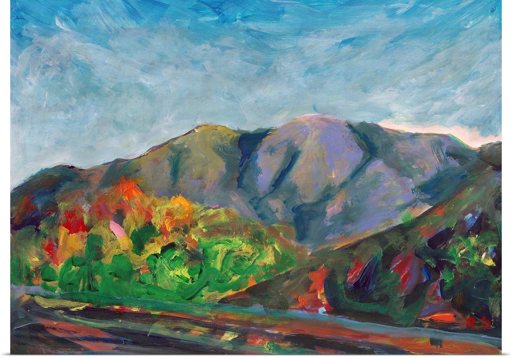 Palomar Mountain Morning San Diego County, painting by RD Riccoboni.