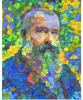 Papa Bear, Monet in The Flower Garden