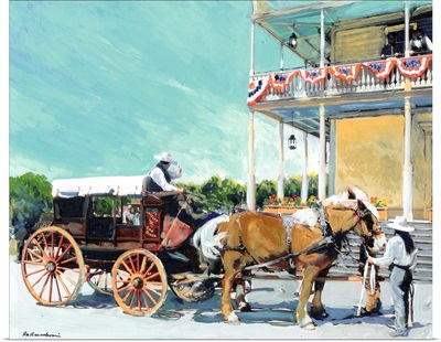 Stagecoach At The Cosmopolitan Hotel