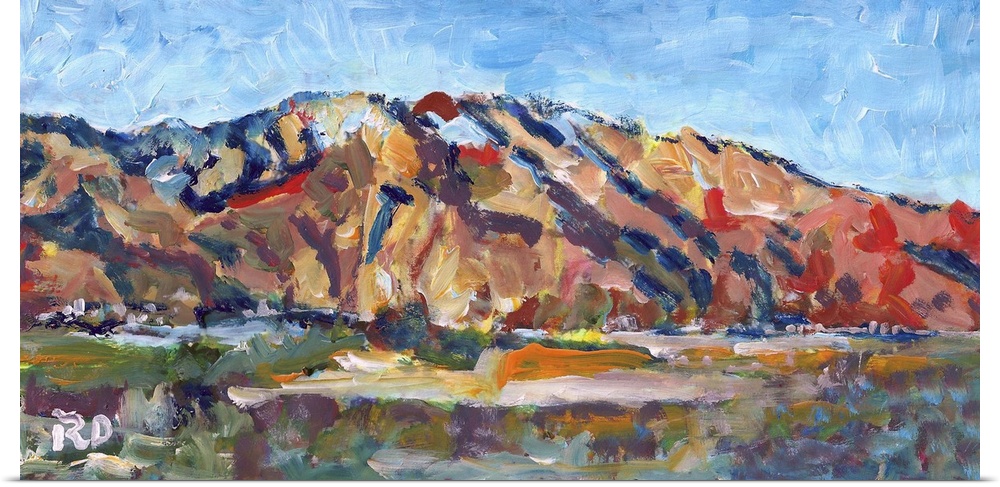 Landscape painting of a Summer day at Mt. San Jacinto, Palm Springs, California