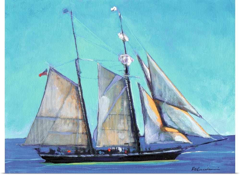 The Californian by RD Riccoboni.  The Californian is a replica of the 1847 Revenue Cutter C.W. Lawrence, that patrolled th...