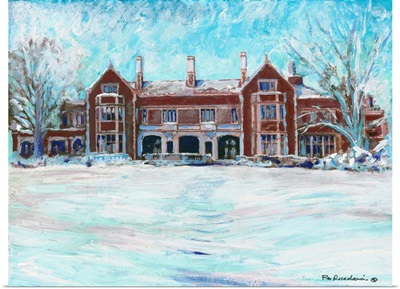 Waveny House In  Winter