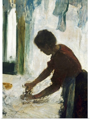 A Woman Ironing