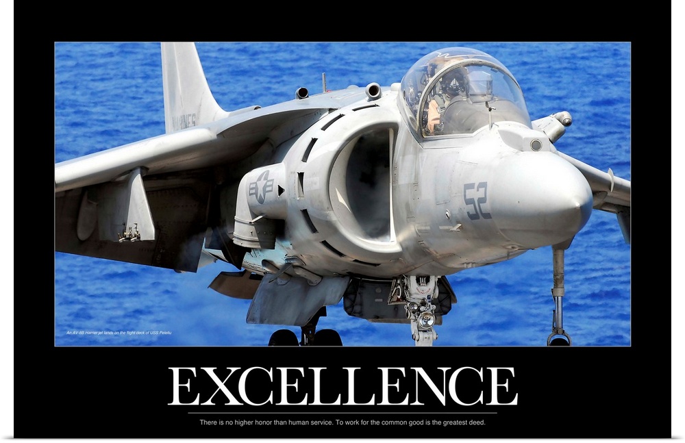 Air Force Poster: Excellence