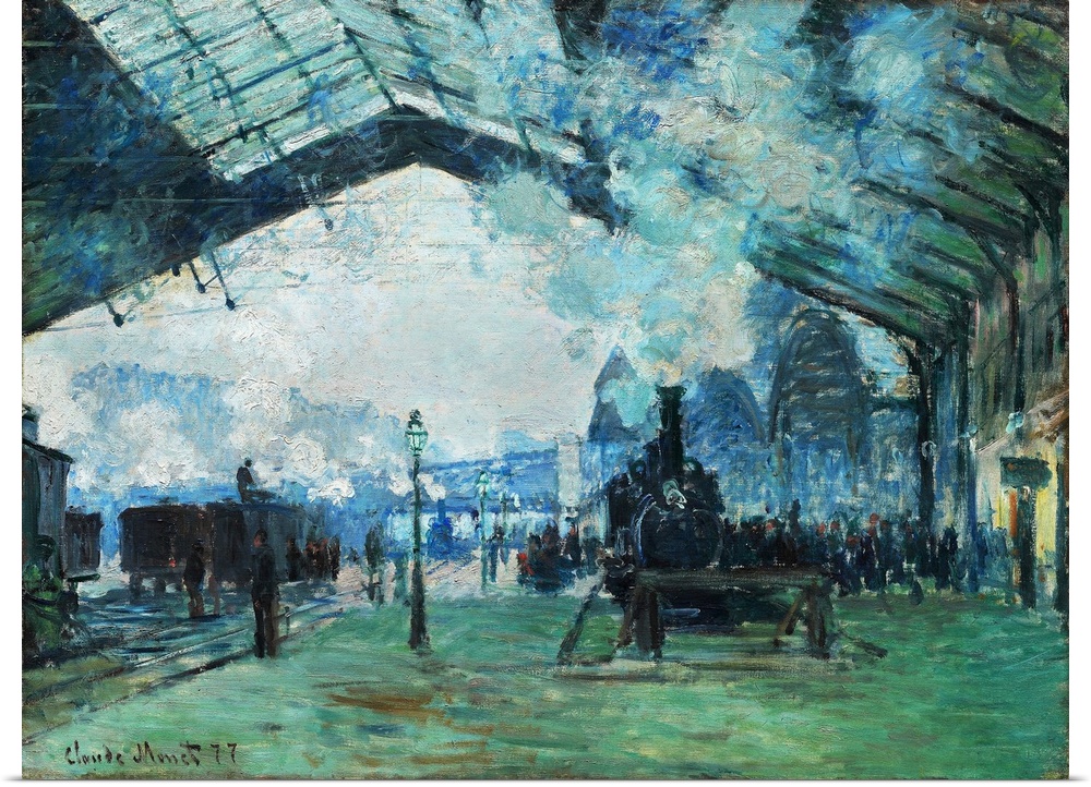 The Impressionists frequently paid tribute to the modern aspects of Paris. Their paintings abound with scenes of grand bou...
