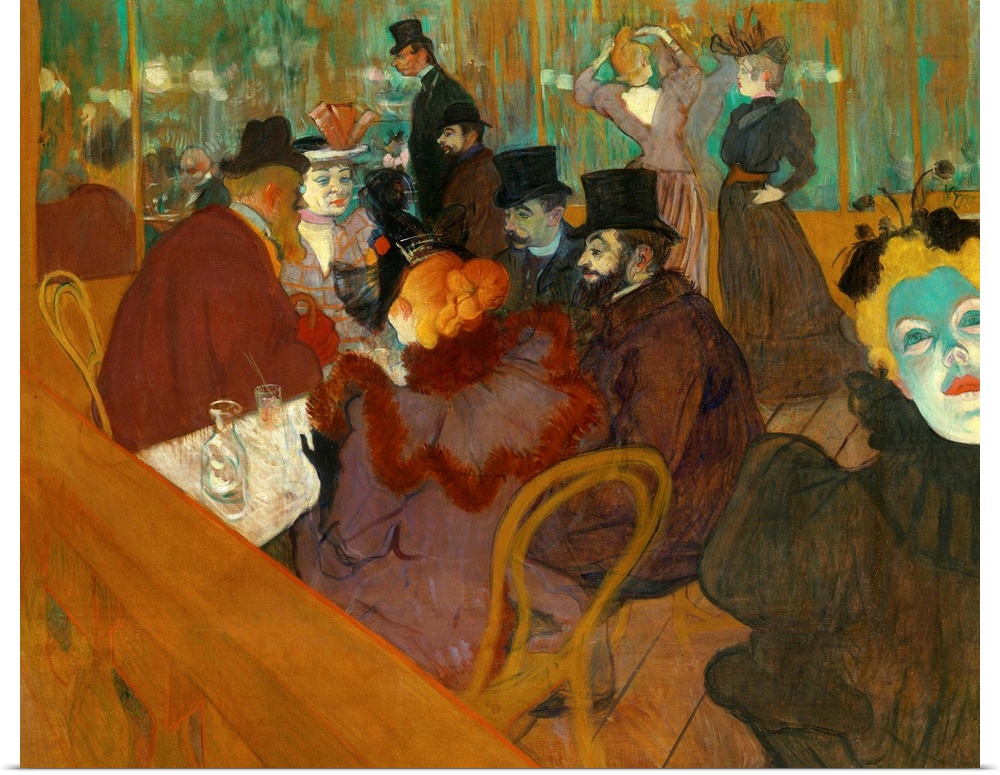 In At the Moulin Rouge, Henri de Toulouse-Lautrec memorialized Parisian nightlife at the end of the nineteenth century. Th...