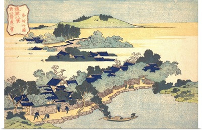 Bamboo Hedge at Kumemura, from the series Eight Views of the Ryukyu Islands