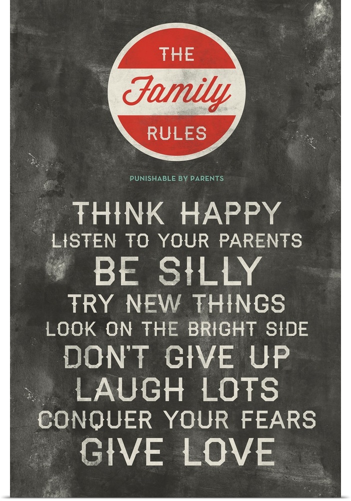 Be Silly Family Rules