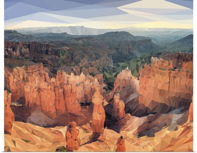 Bryce Canyon - Low-Poly Art