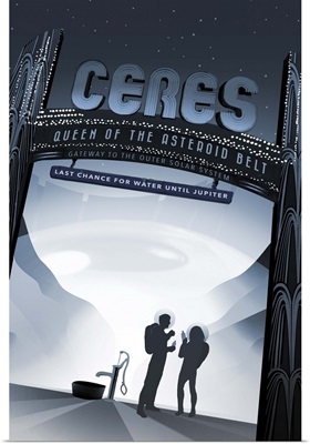 Ceres - JPL Travel Poster