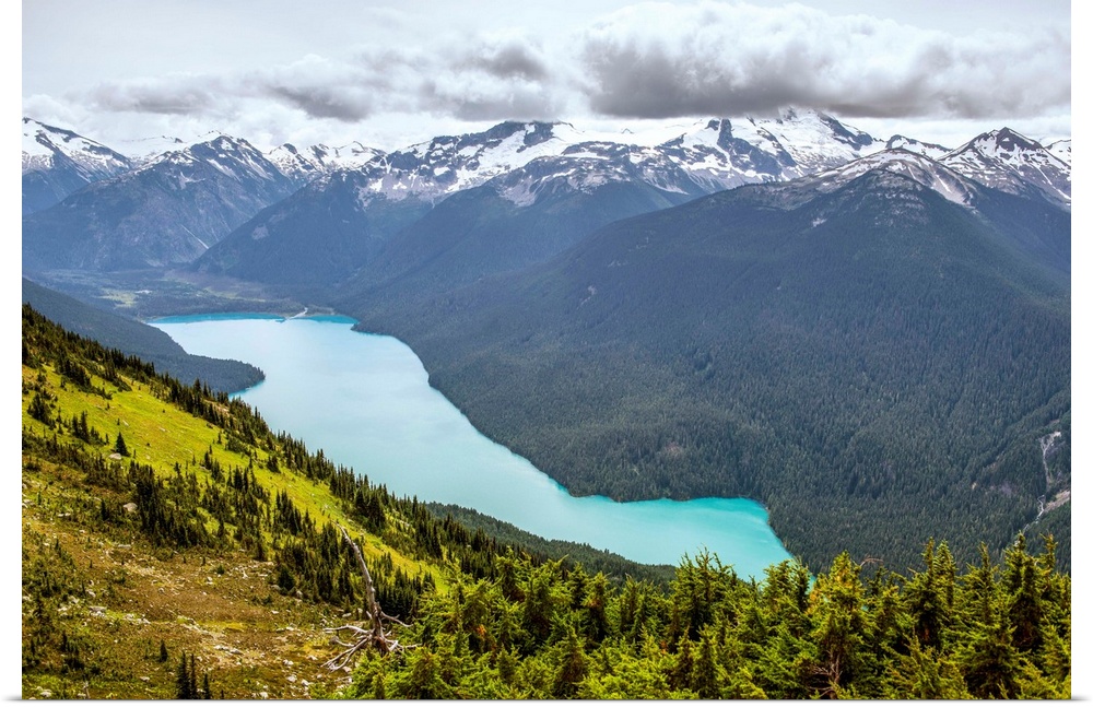 Cheakamus Lake in British Columbia, Canada.