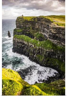 Cliffs of Moher, O'Brien's Tower, Ireland - Vertical