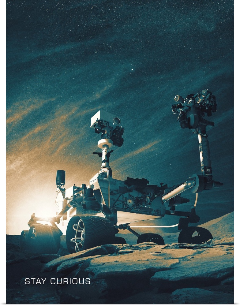 Stay curious with NASA and celebrate the agency's Curiosity Mars rover's 10th anniversary on the Red Planet with a two-sid...