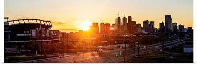 Denver Skyline Sunrise