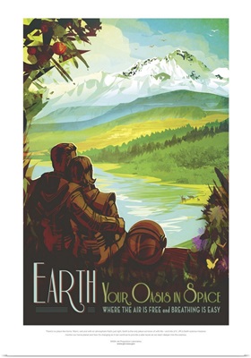 Earth - JPL Travel Poster