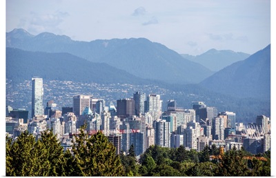 Elevated View Of Downtown Vancouver, British Columbia, Canada
