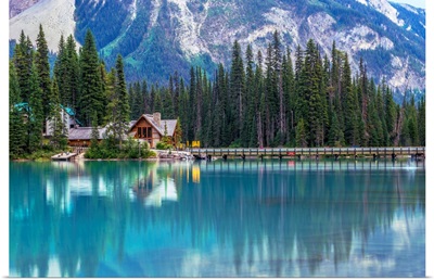 Emerald Lake In Yoho National Park, British Columbia, Canada