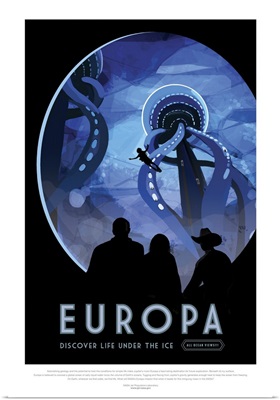 Europa - JPL Travel Poster