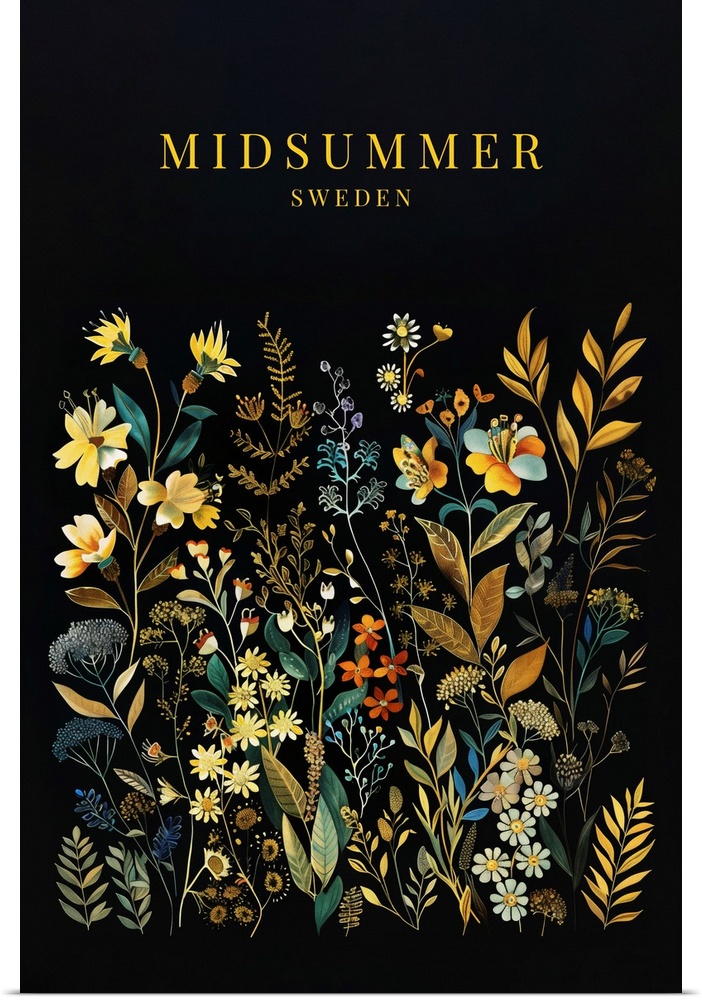 Exhibition Poster - Midsummer Sweden