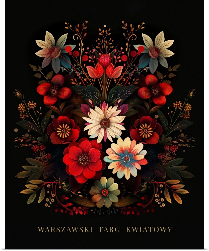 Exhibition Poster - Warsaw Flower Market
