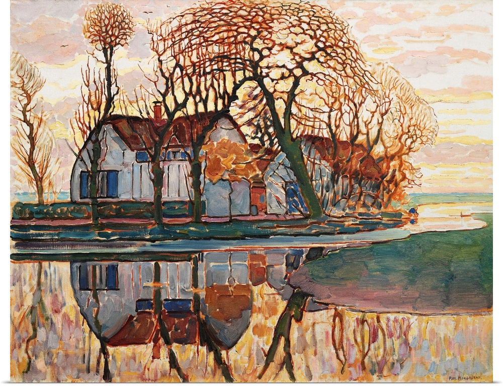 Though Piet Mondrian is best known for his nonrepresentational paintings, his basic vision was rooted in landscape. He was...