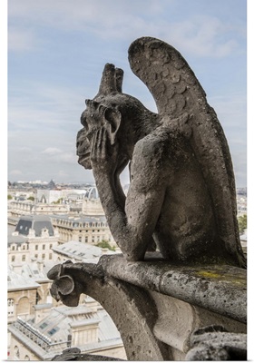 Gargoyle Watching Over Paris
