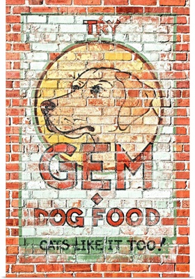 Gem Dog Food Sign, American Tobacco Historic District, Durham, NC