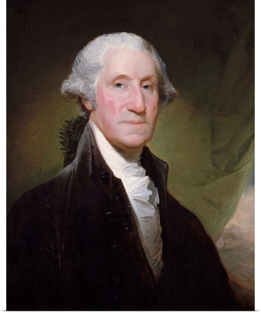 This portrait of President Washington, called the Gibbs-Channing-Avery portrait, is one of eighteen similar works known as...