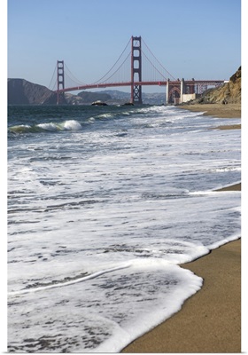 Golden Gate From the Coast - Vertical