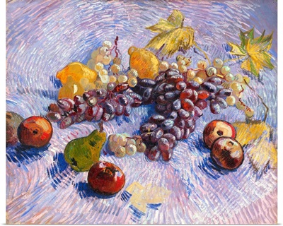 Grapes, Lemons, Pears, and Apples