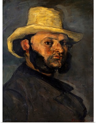 Gustave Boyer (b. 1840) in a Straw Hat