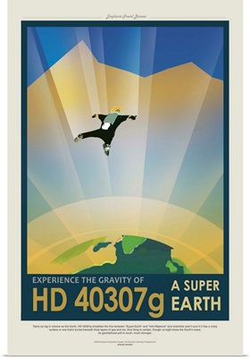 HD 40307g - JPL Travel Poster