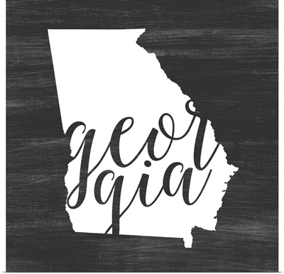 Home State Typography - Georgia