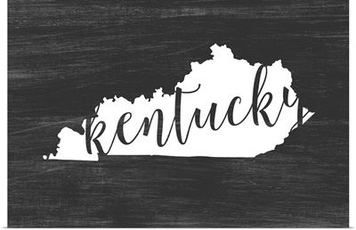 Home State Typography - Kentucky